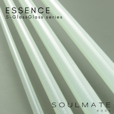 Soulmate Essence S-Glass Fiberglas Blank 764 - 7,6ft 4wt 4pc clear