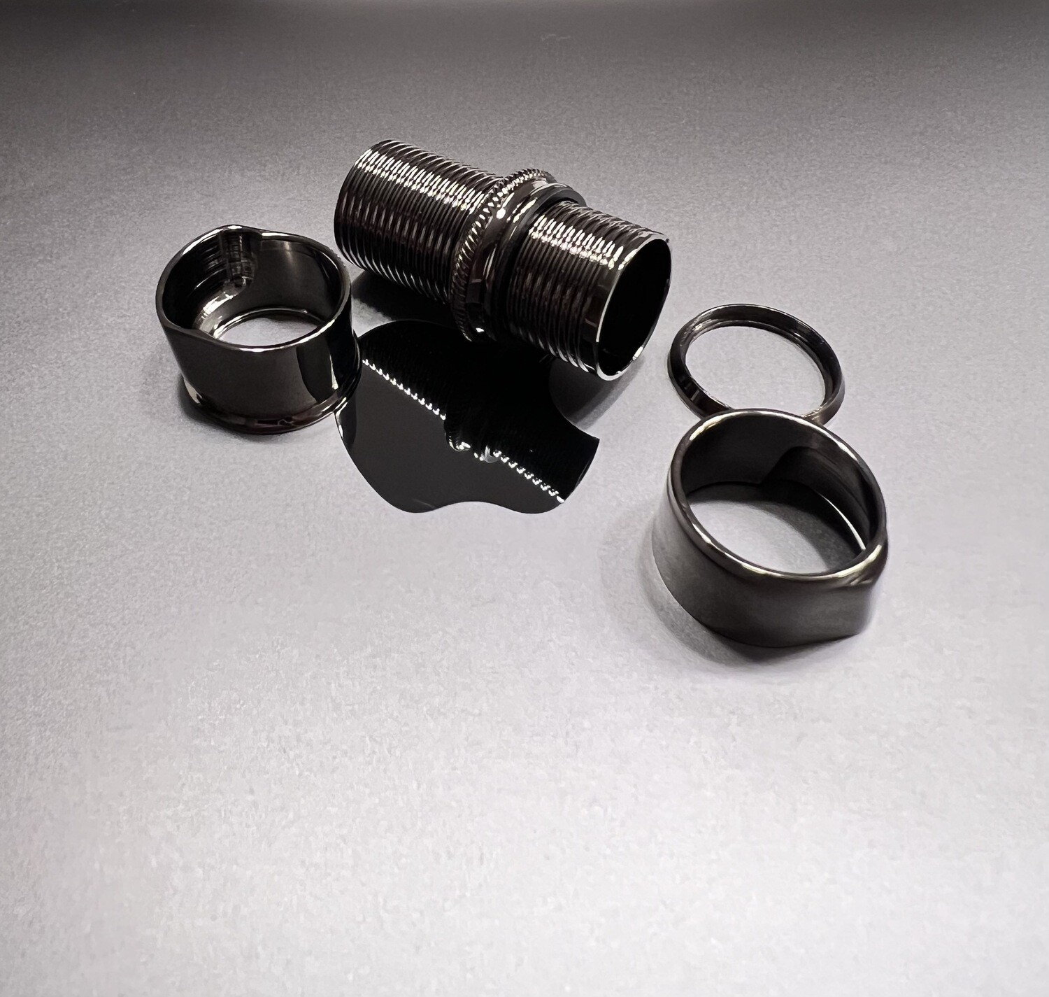 Lemke Concepts Spinning Rollenhalter Nickelsilber black nickel (Skeleton Hardware only)