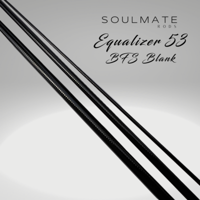 Soulmate Equalizer 53 Baitcasting BFS Blank 5ft 2-7 gr. 3tlg