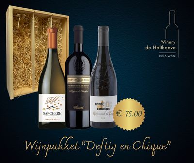 Wijnpakket "Deftig en Chique"