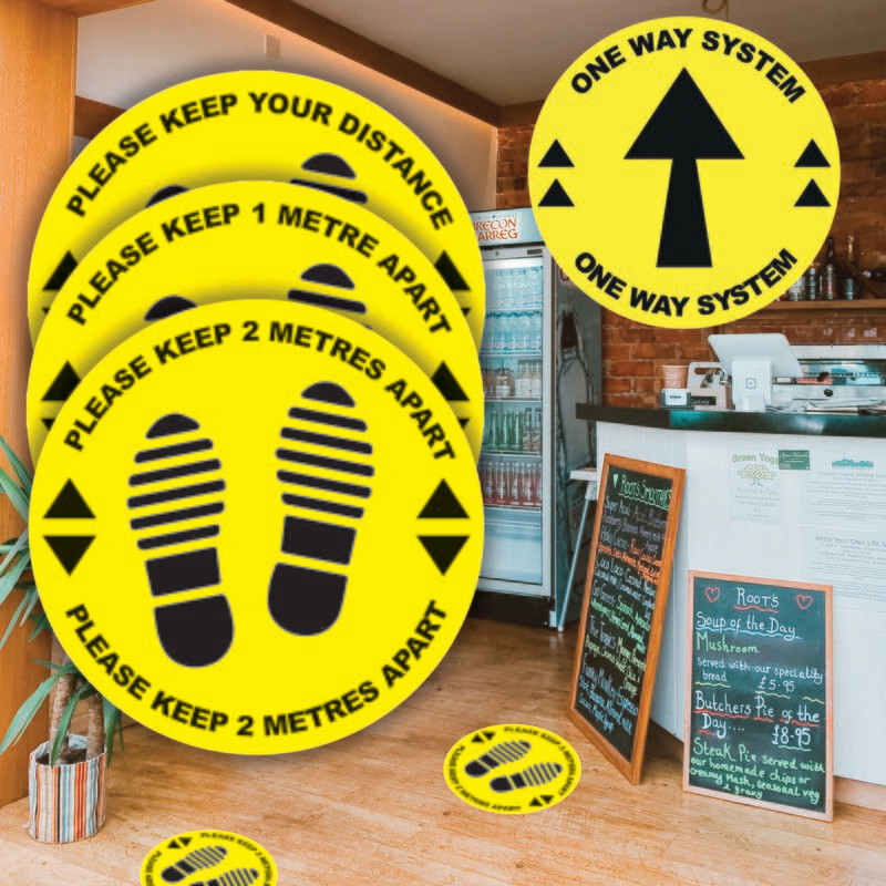 SALE - Circular Floor Stickers