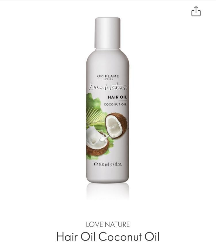 Love Nature Hair Oil Coconut oil [ ORIFLAME ]