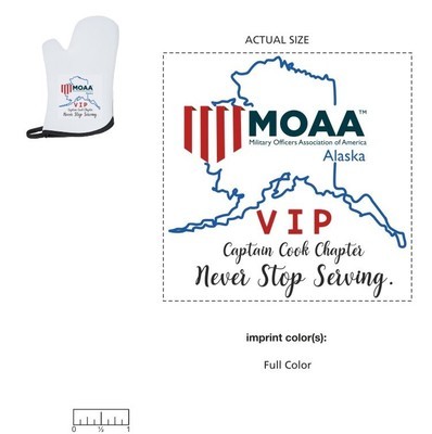 Neoprene Oven Mitt with Alaska MOAA logo