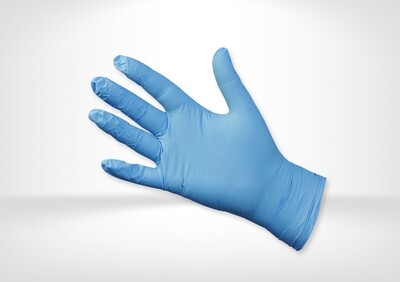 Blue Nitrile Disposable Gloves (Powder free)