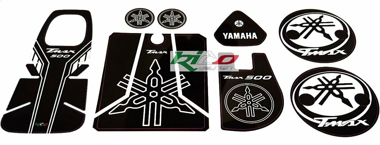 Set Adesivi Yamaha T-MAX Black / White