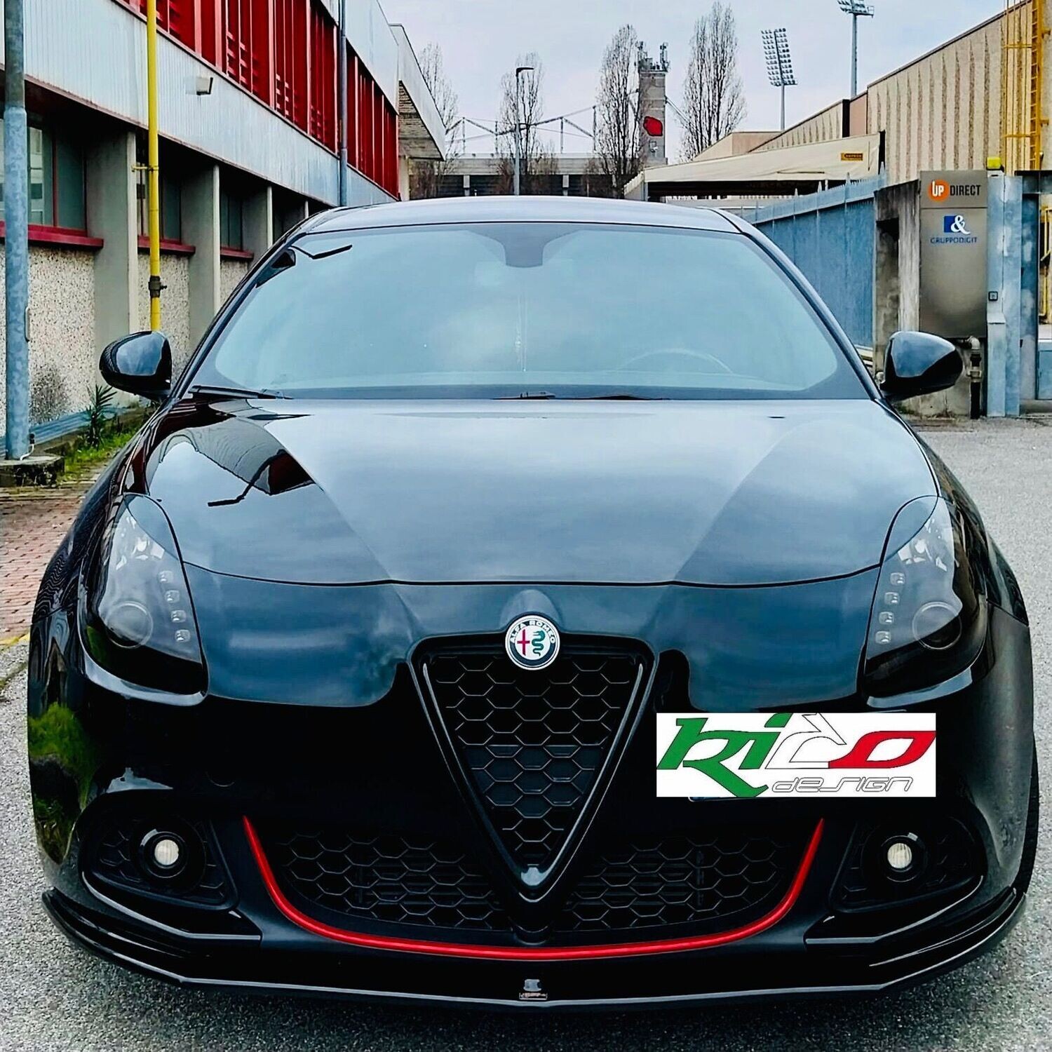 Palpebre Fari Alfa Romeo Giulietta Total Black