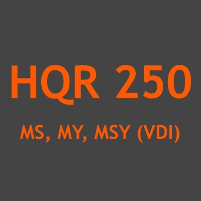HQR 250 MS, MY, MSY (VDI)