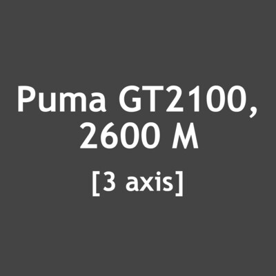 Puma GT2100, 2600 M [3 axis]