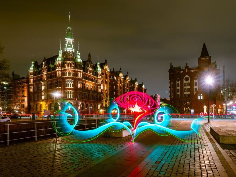 Workshop & Fotowalk Langzeitbelichtung& Lightpainting Hamburg 18.10.2025