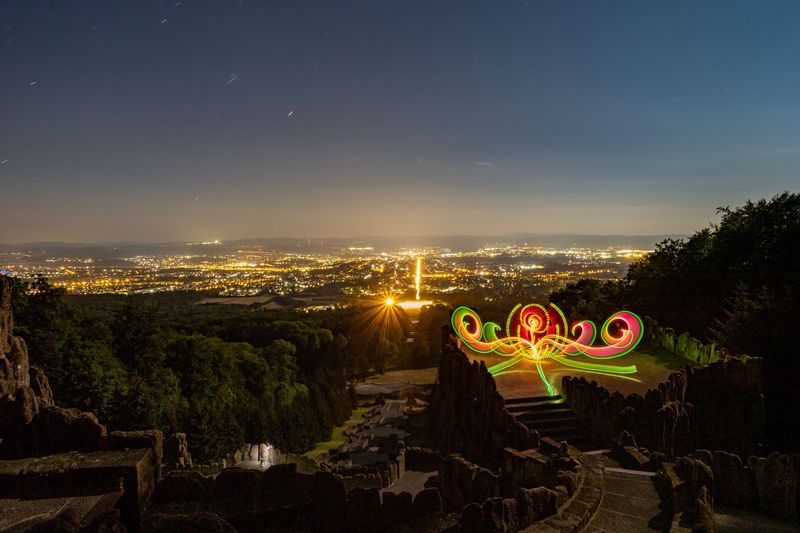 Lightpainting Workshop - Bergpark Kassel 05.04.2025 Lightpainting Workshop - Bergpark Kassel 05.04.2025