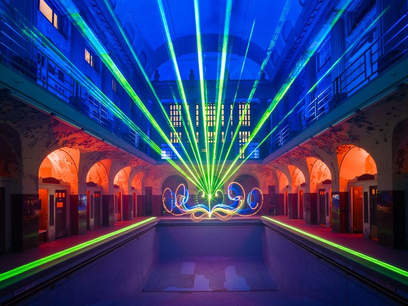 Lightpainting Workshop - Stadtbad Leipzig 31.10.2025 Lightpainting Workshop - Stadtbad Leipzig 31.10.2025