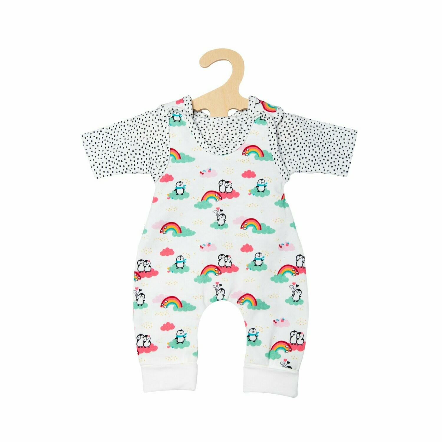 Strampler mit T-Shirt 2-teilig     "Pinguin Pünktchen"    28cm - 35cm