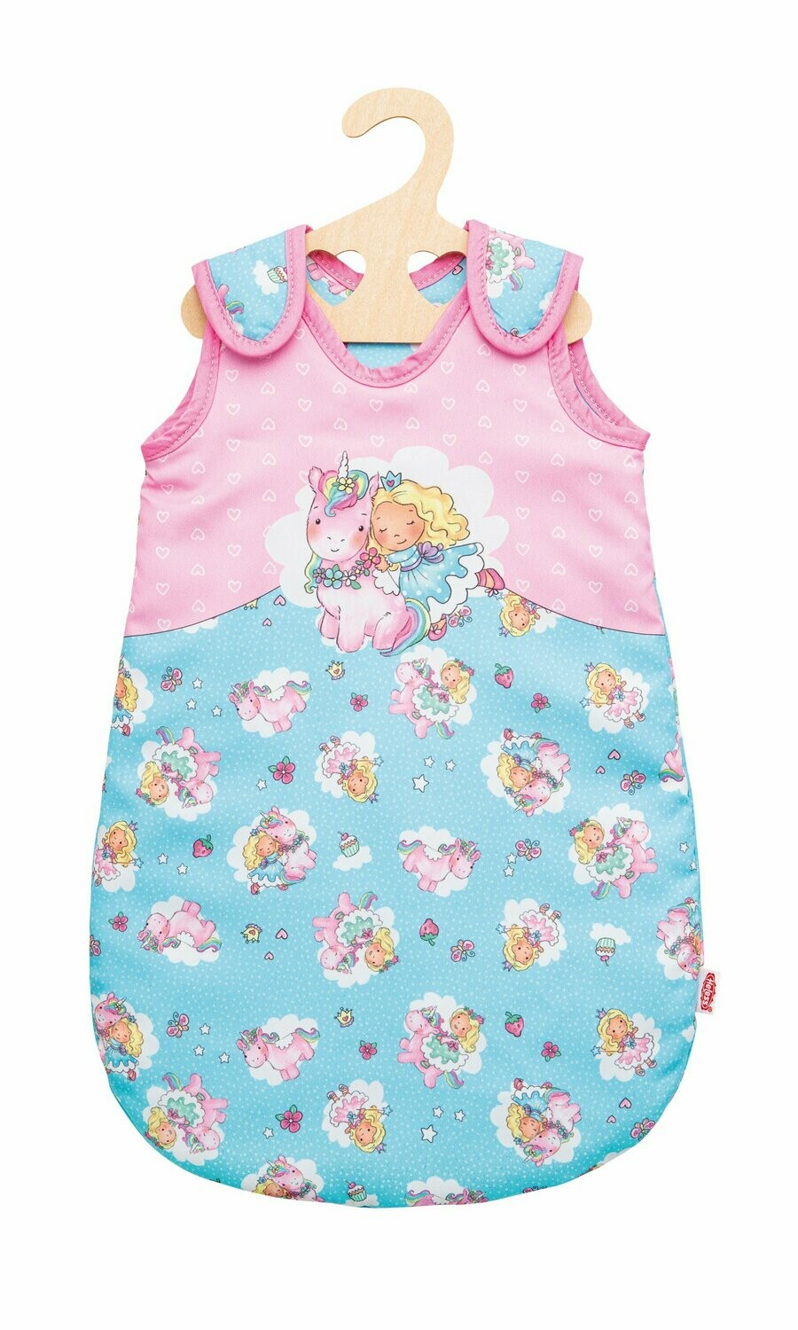 Schlafsack   "Einhorn Emil und Fee Emma"    28cm - 35cm