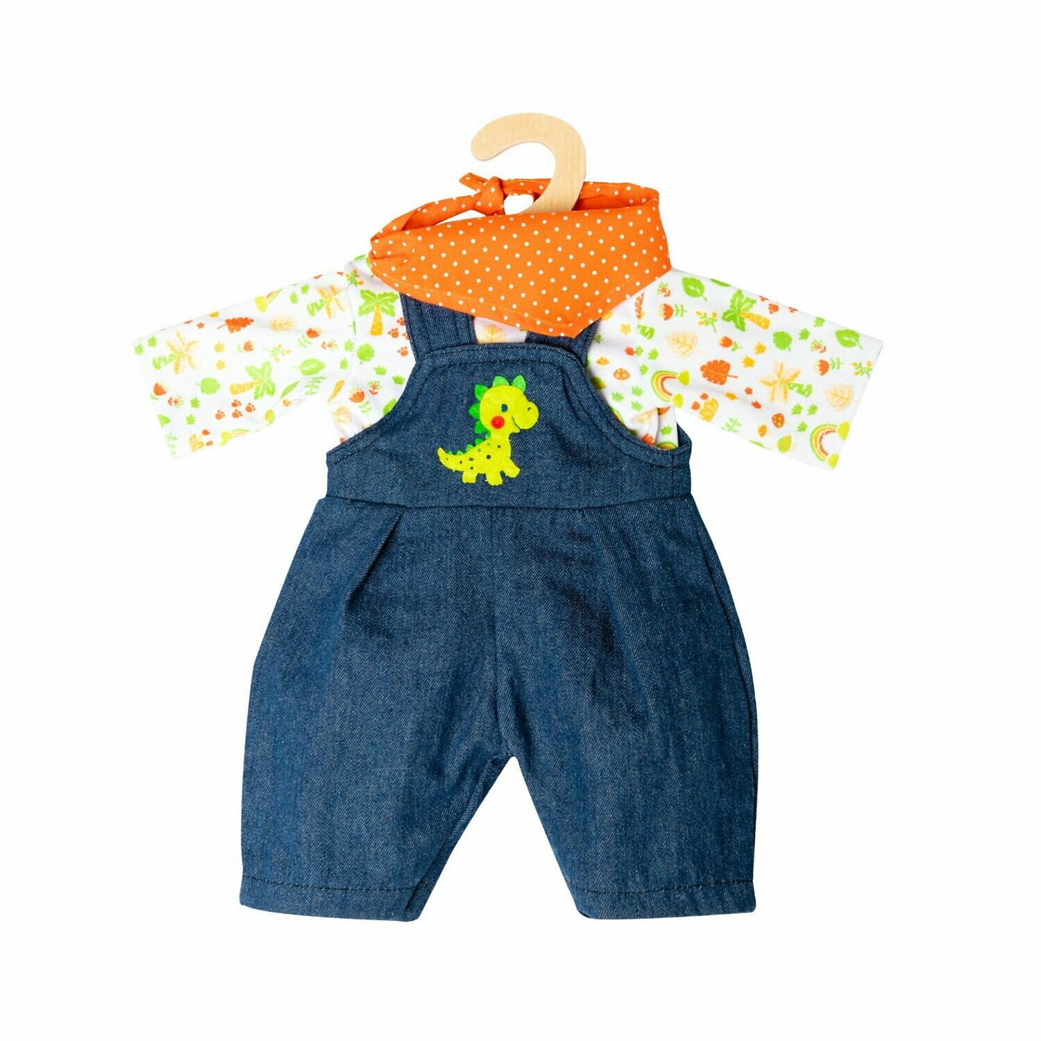 Latzhose   "Dino"  3-teilig für P-Größe 28cm bis 35cm