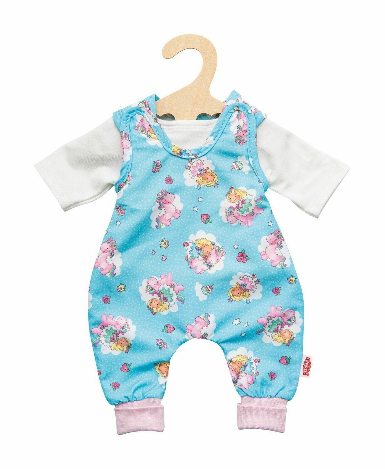 Strampler mit T-Shirt 2-teilig   "Einhorn Emil und Fee Emma"   35cm-45cm