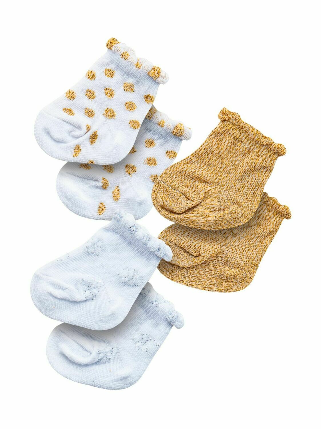 Söckchen im 3er Set   "Glitzer"    35cm - 45cm