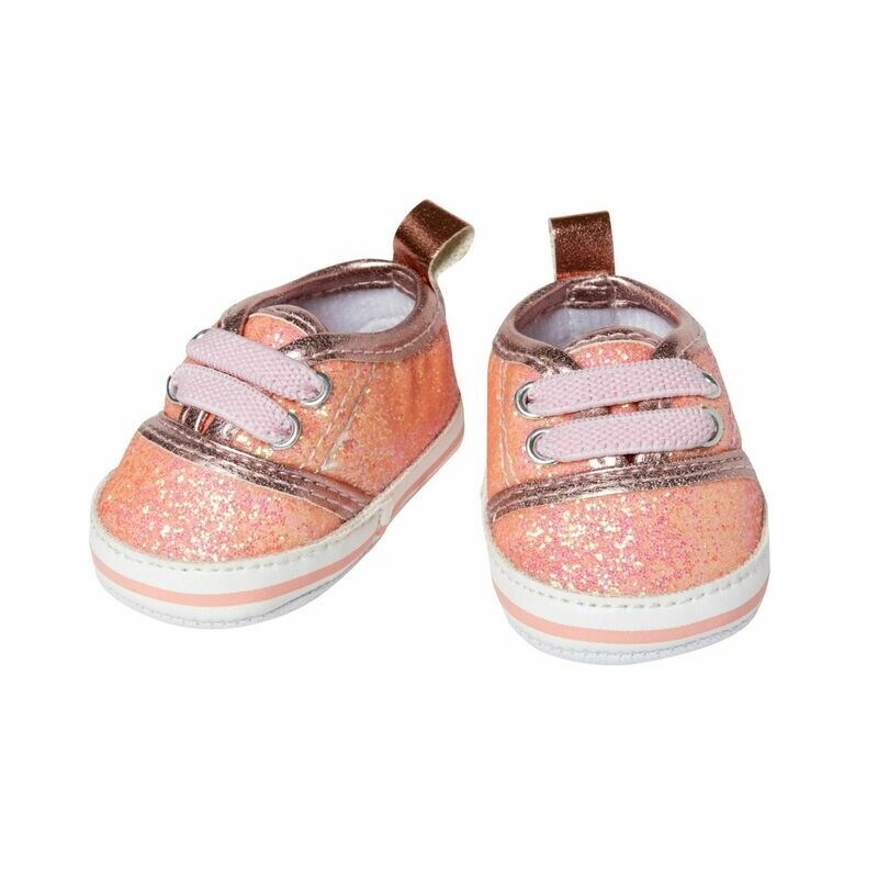 Glitzer-Sneakers Glitzer-Sneakers "Rosa" für Puppengröße 38cm-45cm