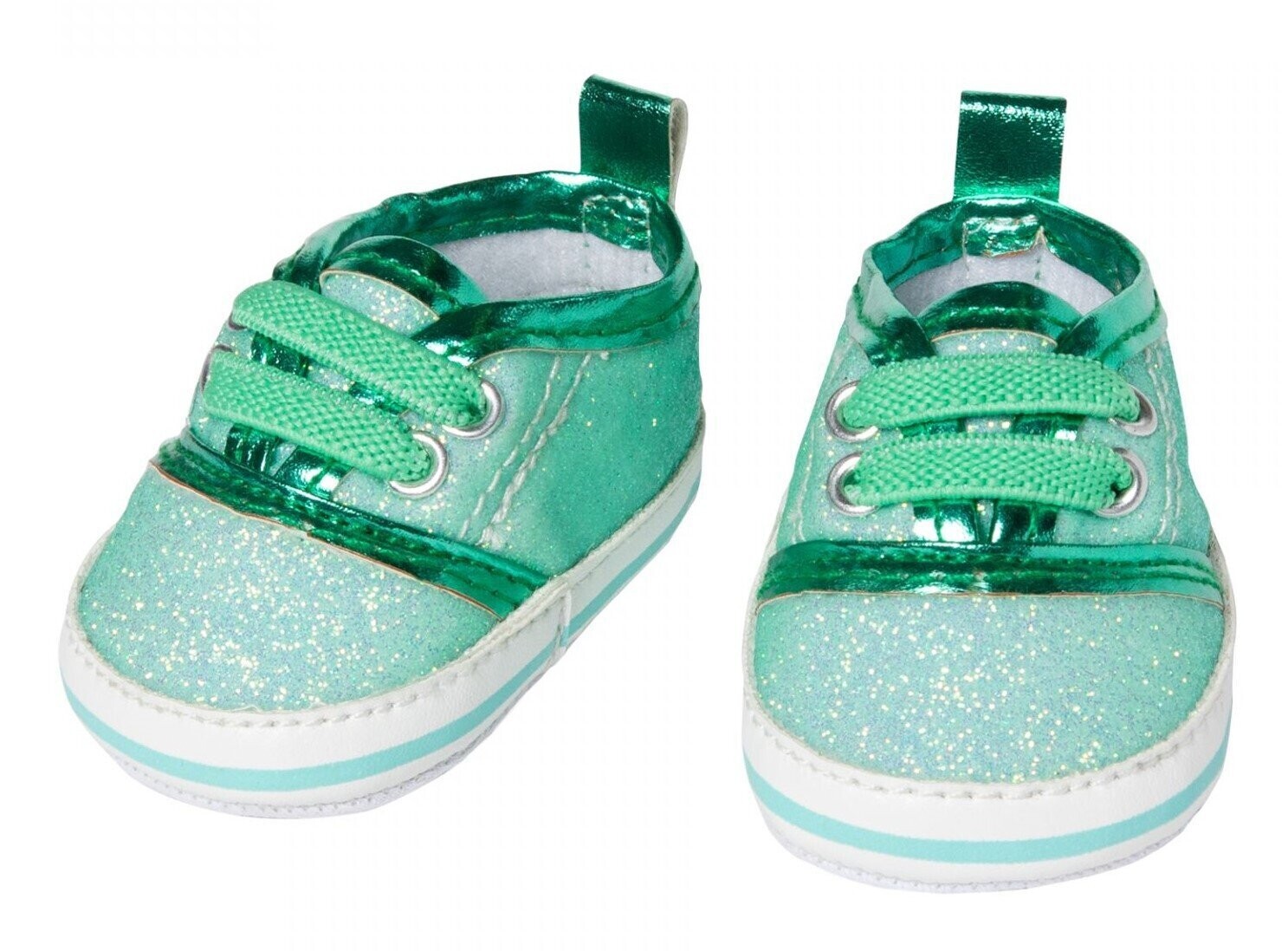 Glitzer-Sneakers   "Mint"   für P-Größe  38cm-45cm