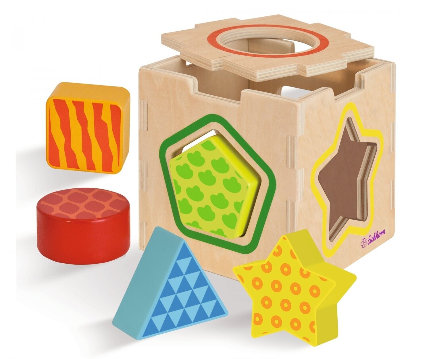 Steckbox    "Color"  ca. 12x12x12cm   7-teilig