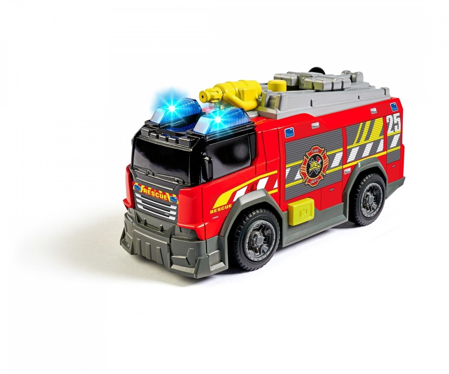 Feuerwehrauto   "Fire Truck"  mit Licht, Sound, Batterien und einer Länge   von 15cm