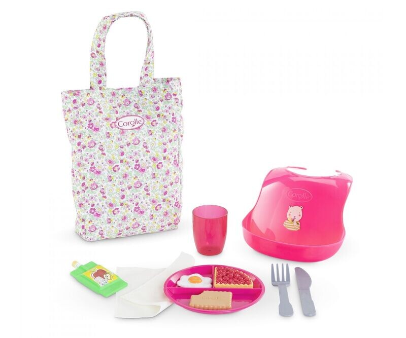 Corolle-Großes Fütterset    11-teilig   für Puppengröße  36cm bis 42cm