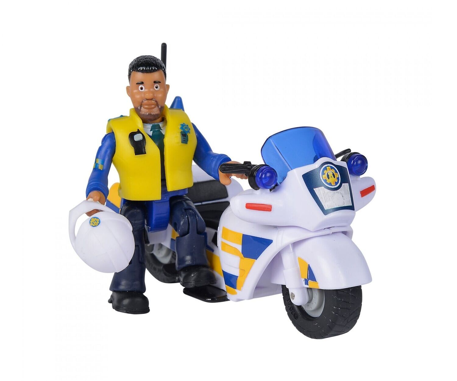Sams Polizei-Motorrad mit Figur  je Firgur  ca. 7,5cm