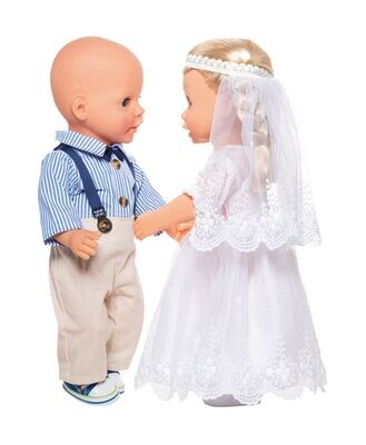 Wir heiraten .... ! für Puppengröße 28cm - 45cm
