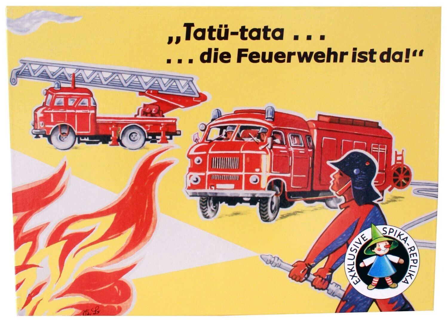 Familienspiel   "Tatü-Tata   ...  die Feuerwehr ist da"  für 2 bis 6 Personen ab 5 Jahre