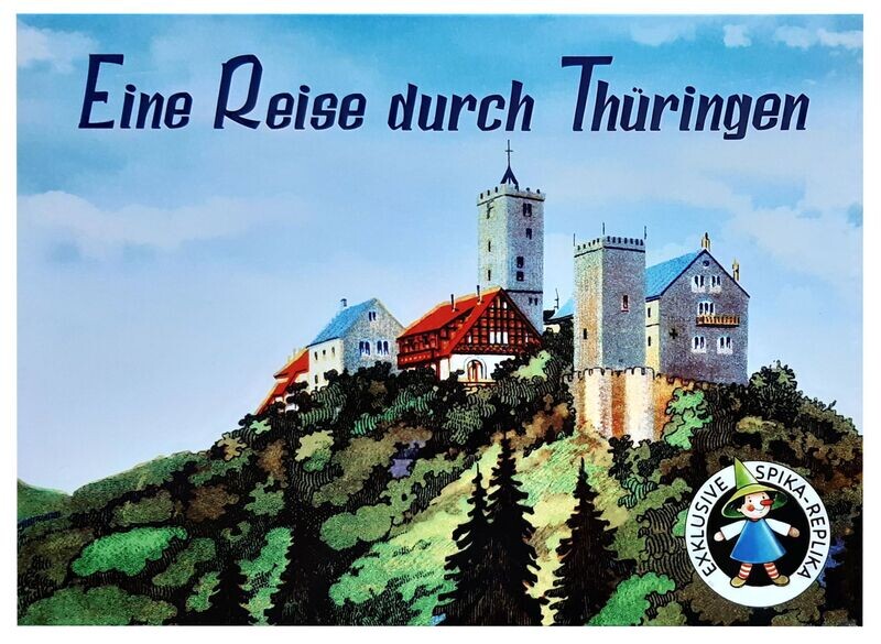 Familienspiel   "Eine Reise durch Thüringen"  für 2-6 Personen ab 5 Jahre