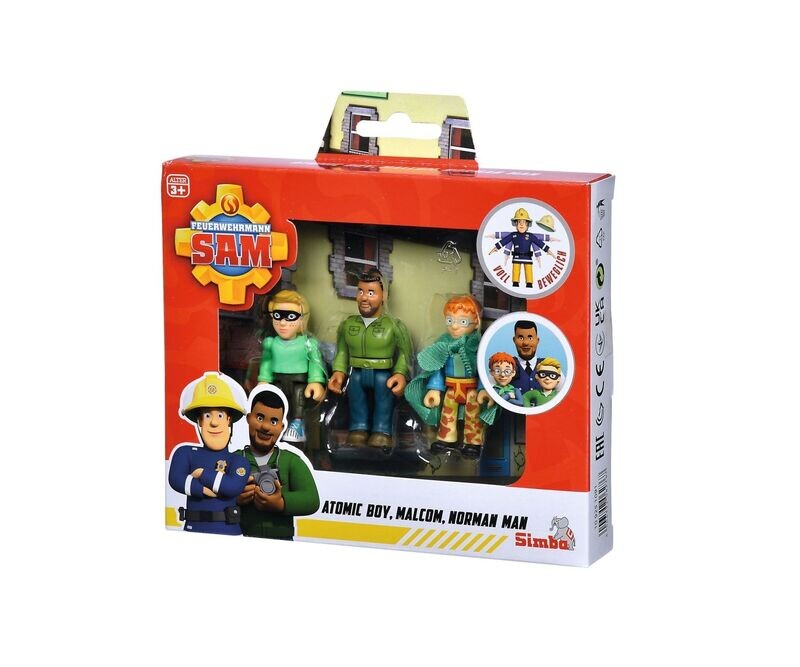 Sams Figurenset   "Superhelden"   3-telig / Puppen ca. 7,5cm