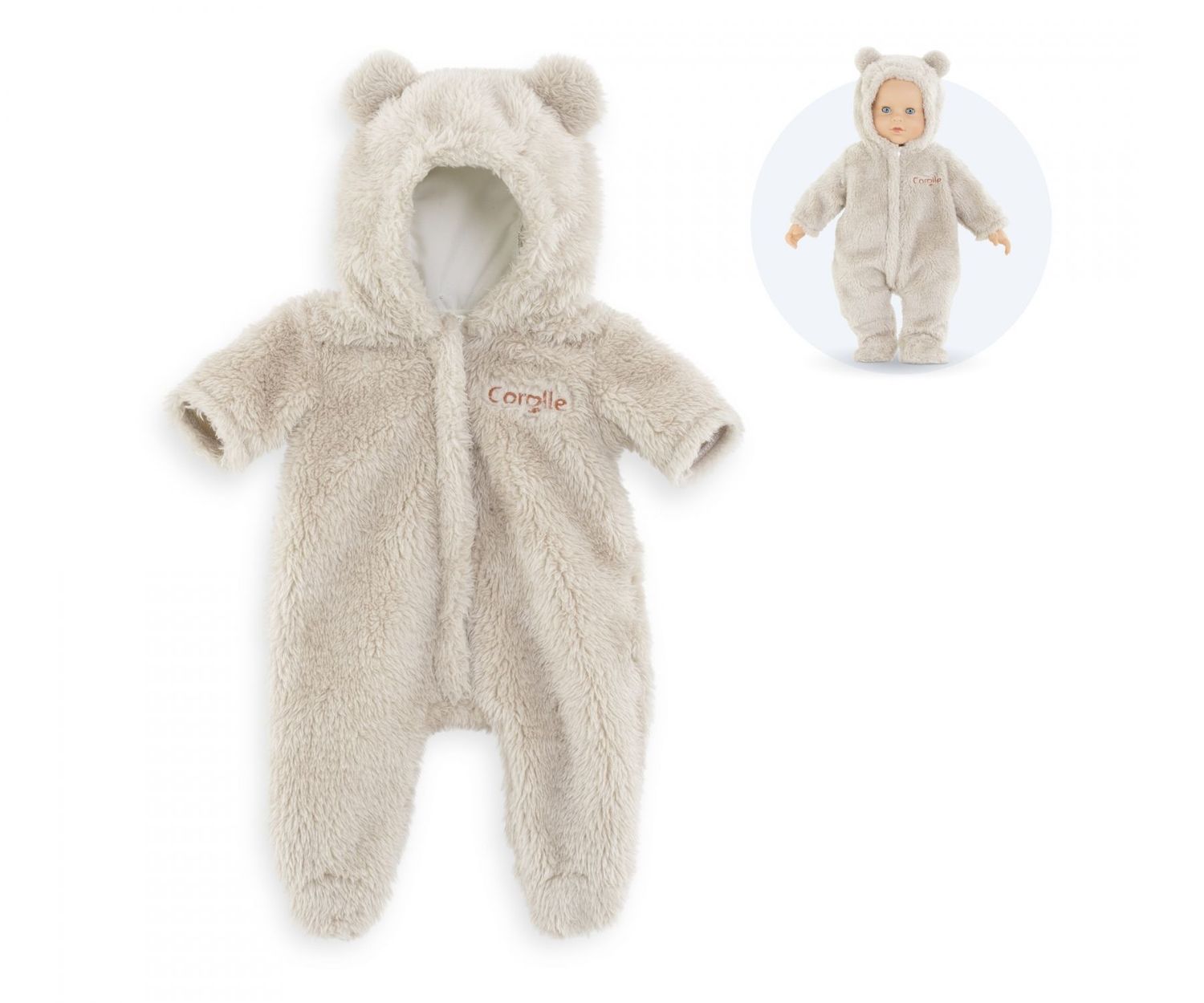 Corolle-Kuschelanzug   "Teddy"  für P-Größe 42cm