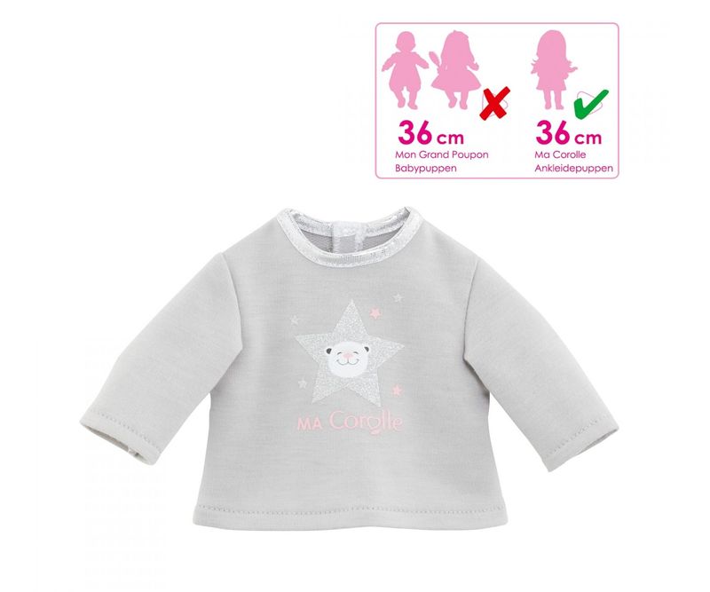 Corolle-Shirt, langärmlig   "Magischer Abend"  für  P-Größe 36cm