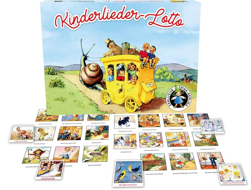 Familienspiel  "Kinderlieder Lotto"  ab 4 Jahre