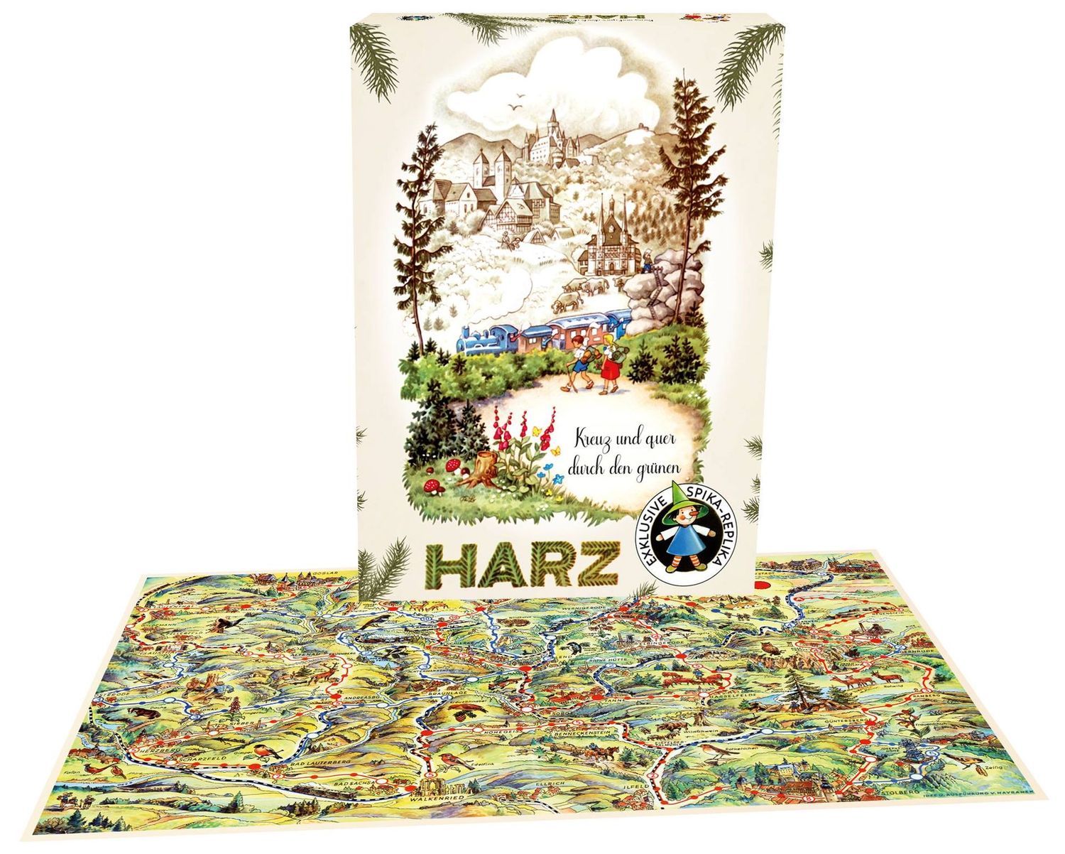Familienspiel   "Eine Harzreise"  ab 6 Jahre