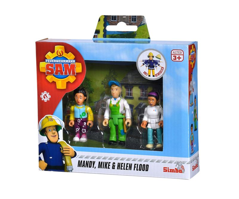 Sam Figurenset   "Familie Flood"   3-teilig / Puppen ca. 7,5cm