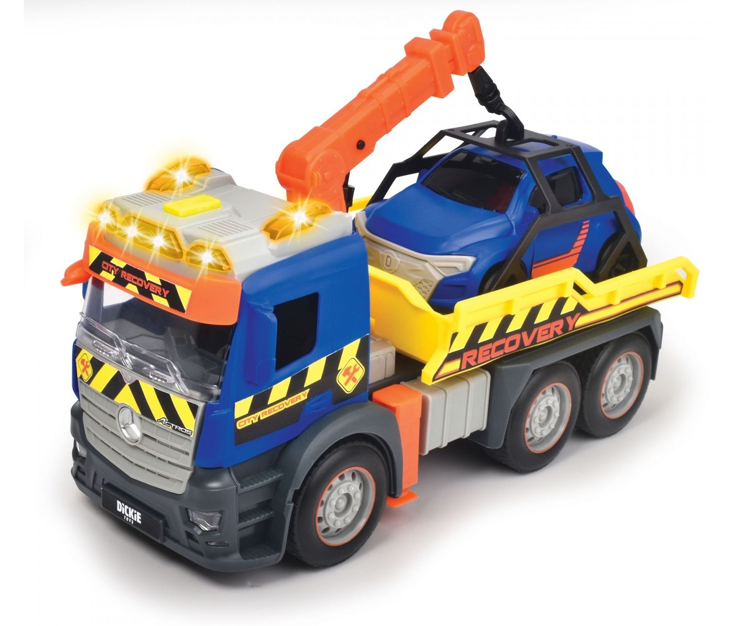 Abschleppwagen mit Batterien   "Action Truck-Recovery"  ca. 26cm