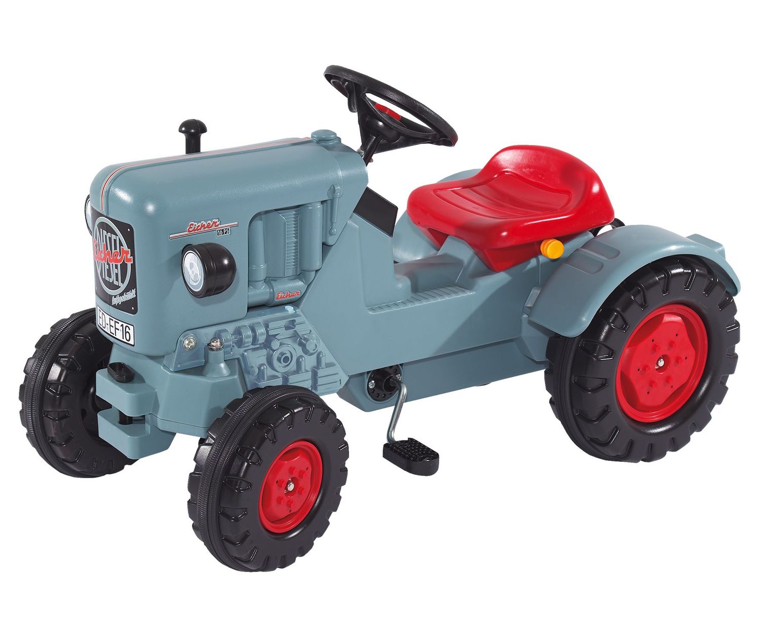 Dreirad-Traktor   "Eicher-Diesel ED 16"   ca. 88x46x54cm  für Kindergröße 95cm  bis  115cm,  einer Tragkraft bis 50kg und einer Aufbauanleitung-BL21