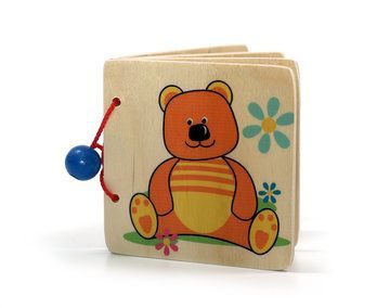 Holz-Bilderbuch   "Teddy"