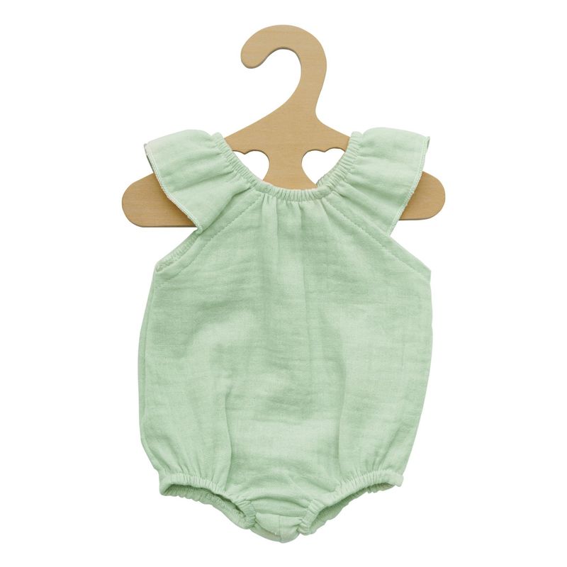 Body mit Rüschen aus 100% Baumwolle   "Mint"   35cm-45cm