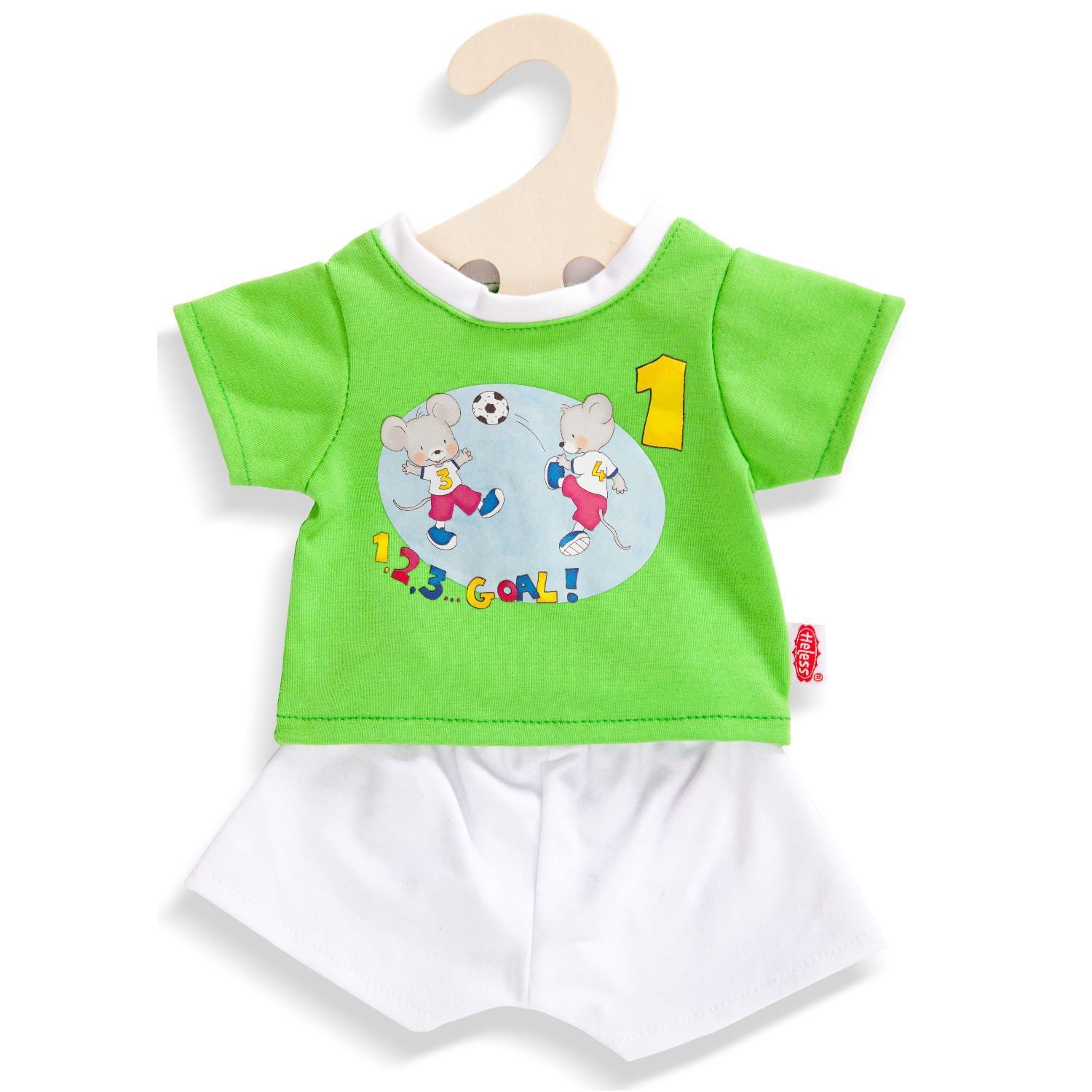 Fußball-Outfit ohne Puppe  35cm-45cm
