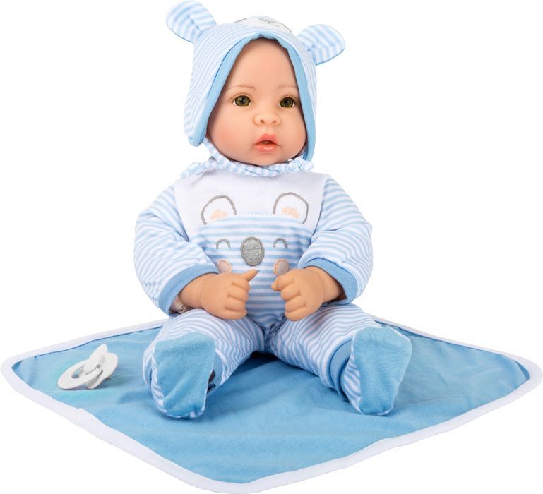 Puppenjunge   40cm mit Decke  27x27cm   "Lukas"   6-teilig