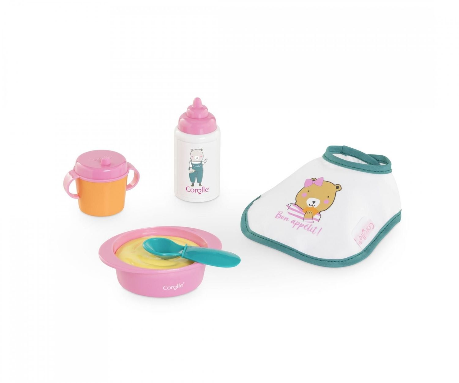 Corolle-Kleines Fütterungs-Set  6-teilig für 30cm große Puppen - ab 18 Monate