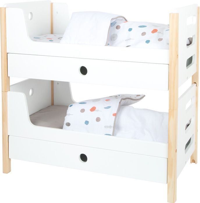 Hochbett   "Little Buton" inkl. 2x Bettwäsche ca.50x28x48cm   Gewicht:  5,910kg