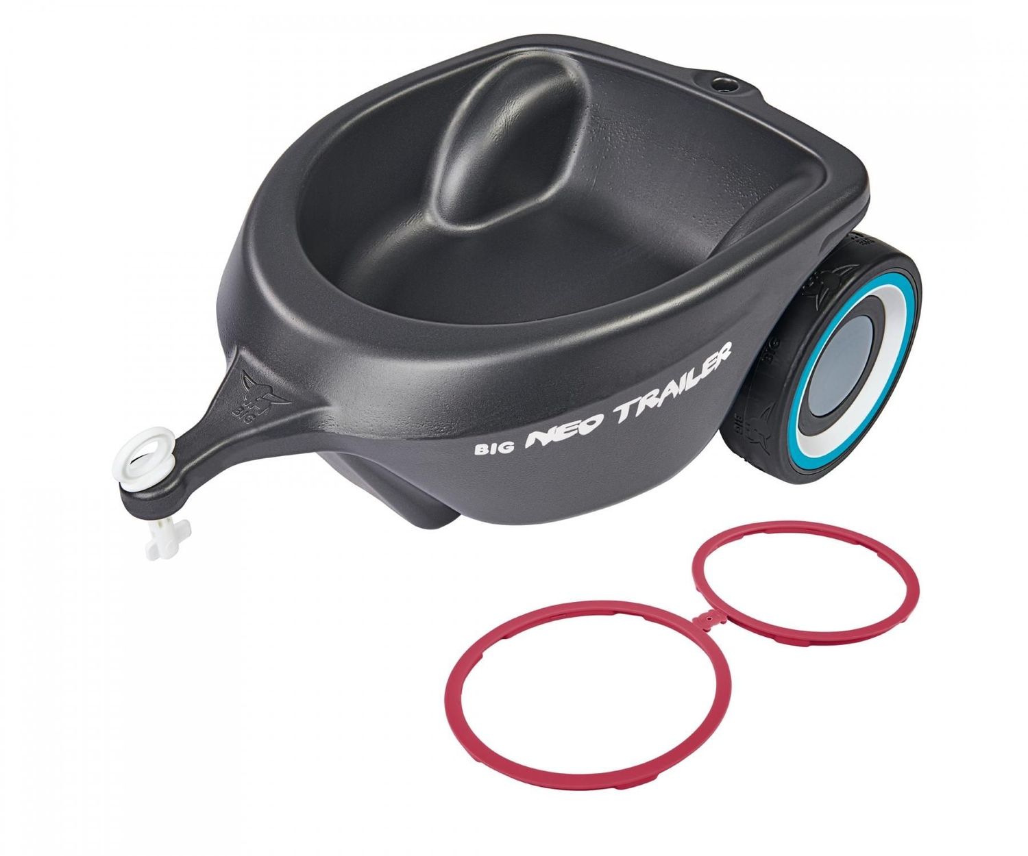 BIC Bobby Car Neo  mit Aufbauanleitung-BL12   "Anthrazit"   ca. 49x29x21cm  Tragkraft bis 25kg