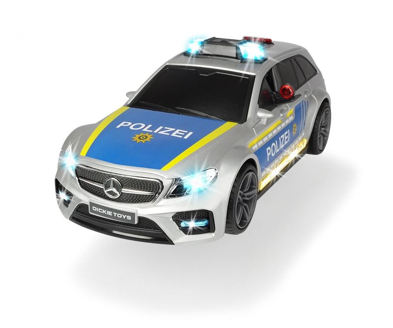 Polizeiauto mit Licht, Sound und Batterien   "Mercedes Benz E43 AMG   ca. 30cm