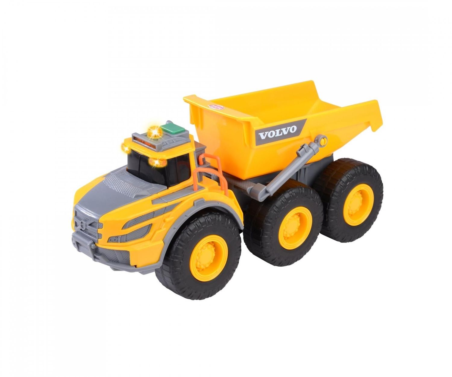 Volvo Muldenkipper mit Licht, Sound und Batterien Volvo Muldenkipper mit Licht, Sound und Batterien "Articuladet Hauler" ca. 23cm