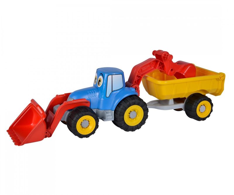 Traktor mit Anhänger mit 2 Baggerschaufeln   ca. 54cm