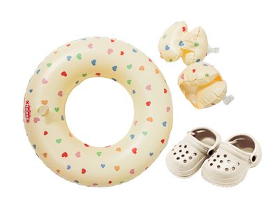 Bademoden und Schwimmzubehör für Puppengröße 28cm - 45cm