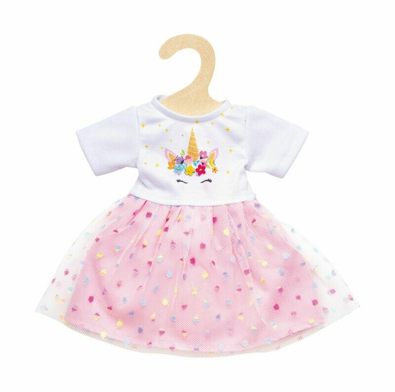 Einhorn-Kleid Einhorn-Kleid "Hannah" für Puppen-Größe 28cm - 35cm