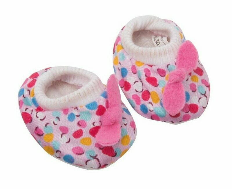 Babyschuhe Babyschuhe "Bunt mit Schleife" 28cm bis 35cm